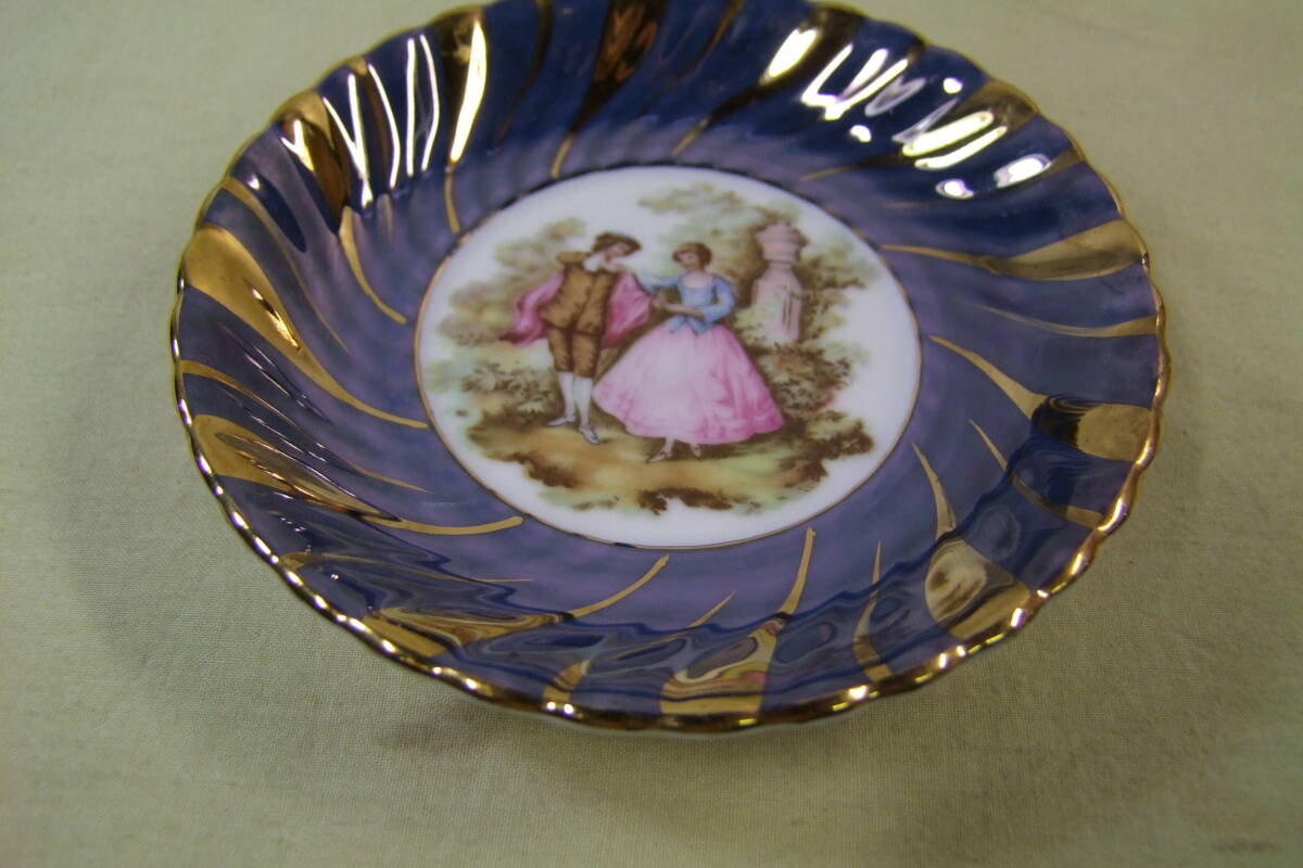  большой . керамика cup & блюдце 6 покупатель ( меньше ) золотая краска 