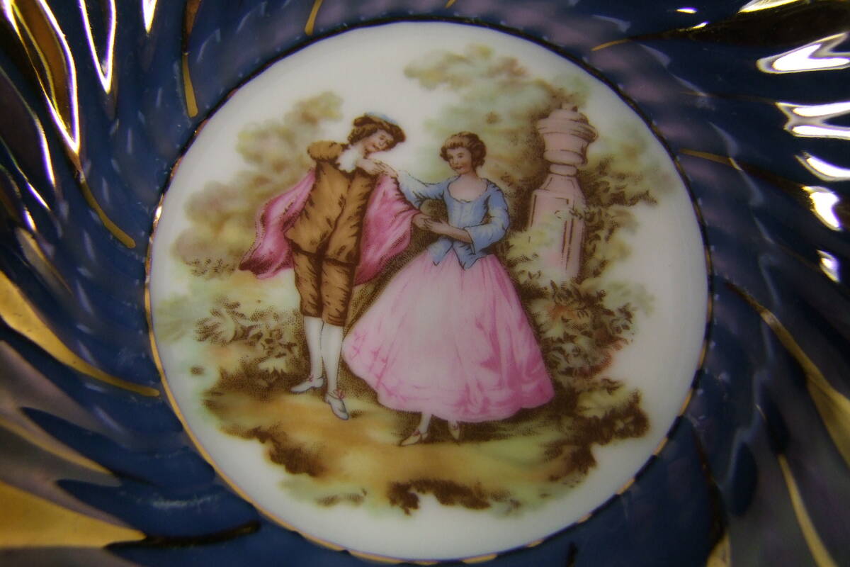  большой . керамика cup & блюдце 6 покупатель ( меньше ) золотая краска 