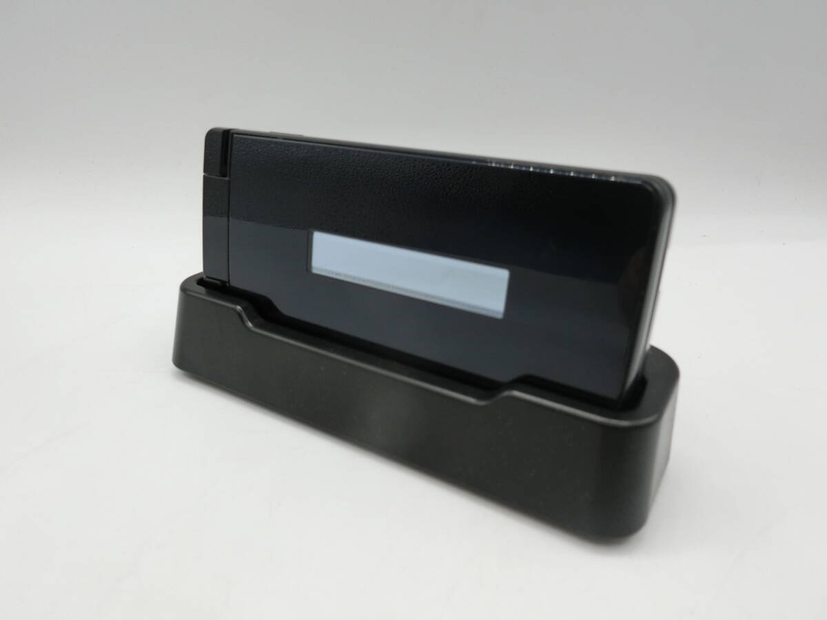 N43145*docomo AQUOS мобильный телефон SH-02L черный суждение 0 бумага коробка * настольный держатель SH50 имеется DoCoMo SHARP