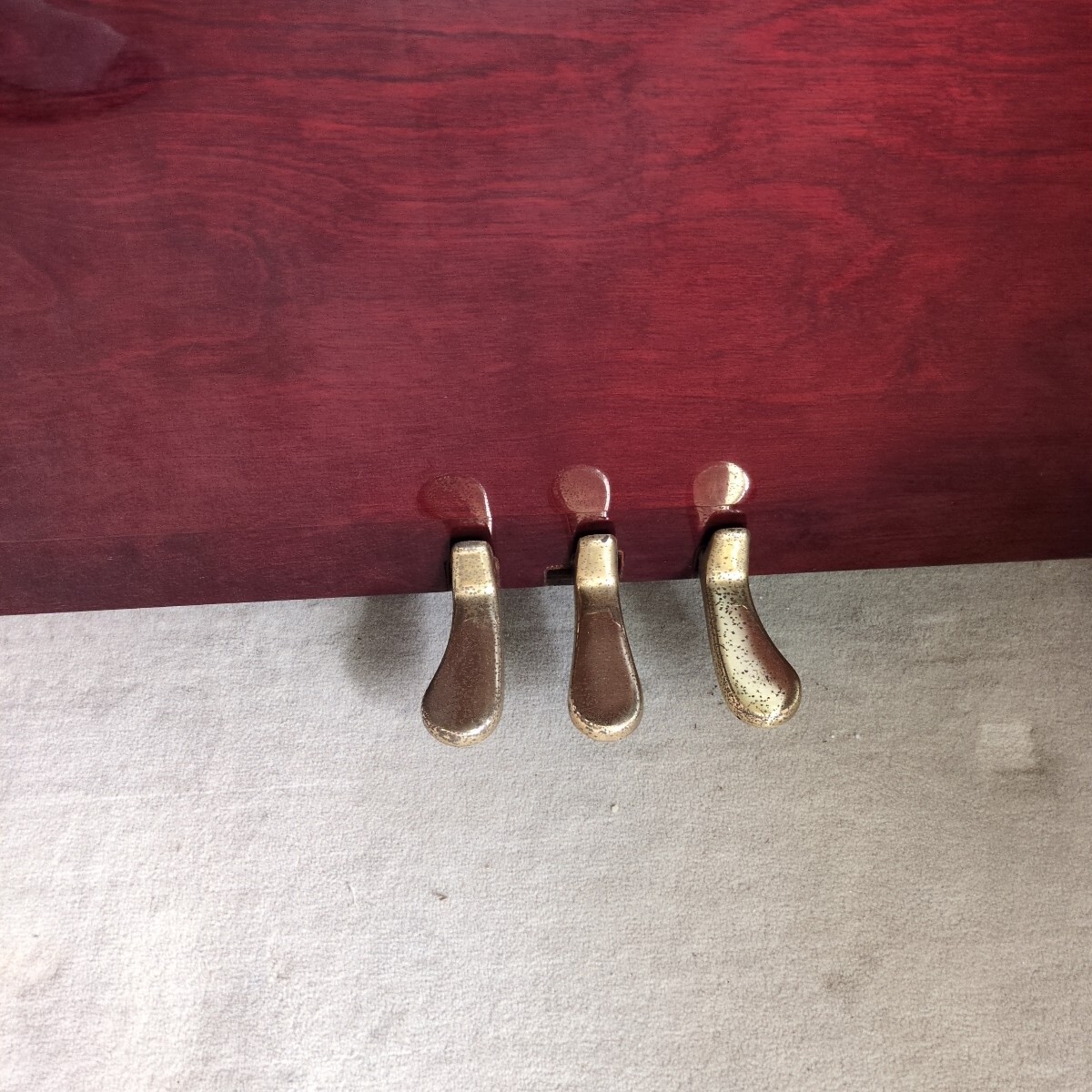  カワイ アップライトピアノ KL−502 ロ−ズウッド_画像9