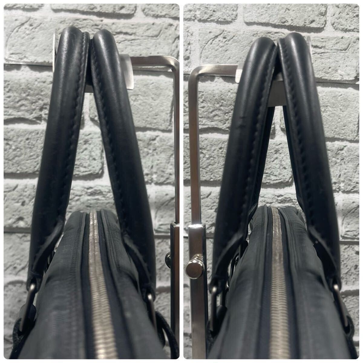 LOUIS VUITTON Louis Vuitton портфель плечо 2way Damier Efini poruto при . man Voyage PDV A4 черный N41146