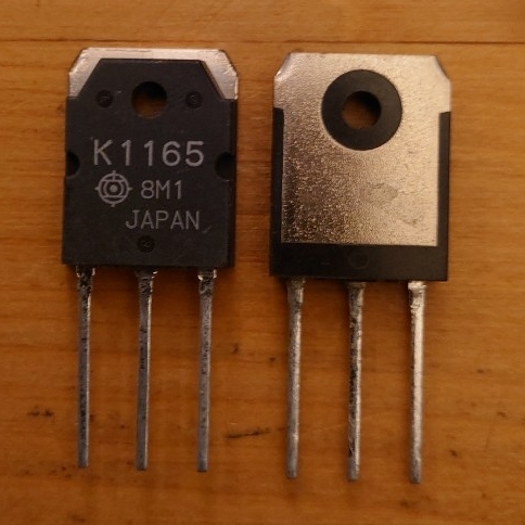 日立製 NチャンネルMOS FET(パワーモスフェット)2SK116528個セット_画像2