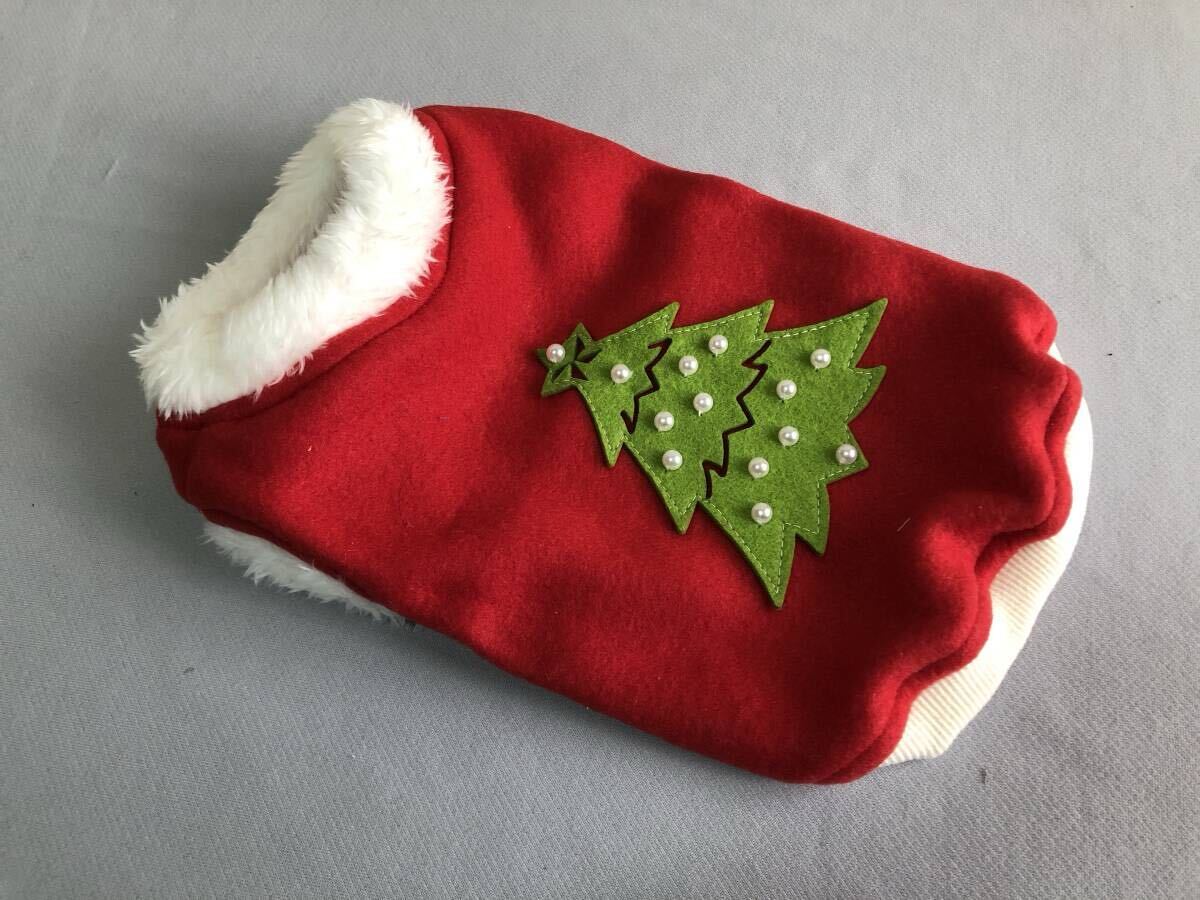 ◇胴34◇Xmas◇ツリー＆ビーズ◇フリースタンク_画像1