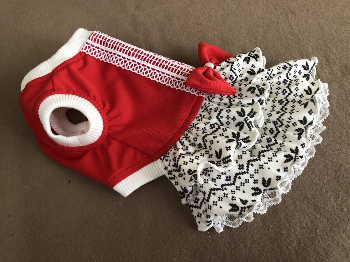 ◇胴34◇ノルデック柄フリルスカートワンピ_画像2