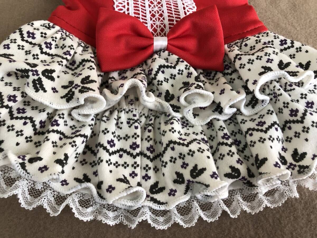 ◇胴34◇ノルデック柄フリルスカートワンピ_画像4