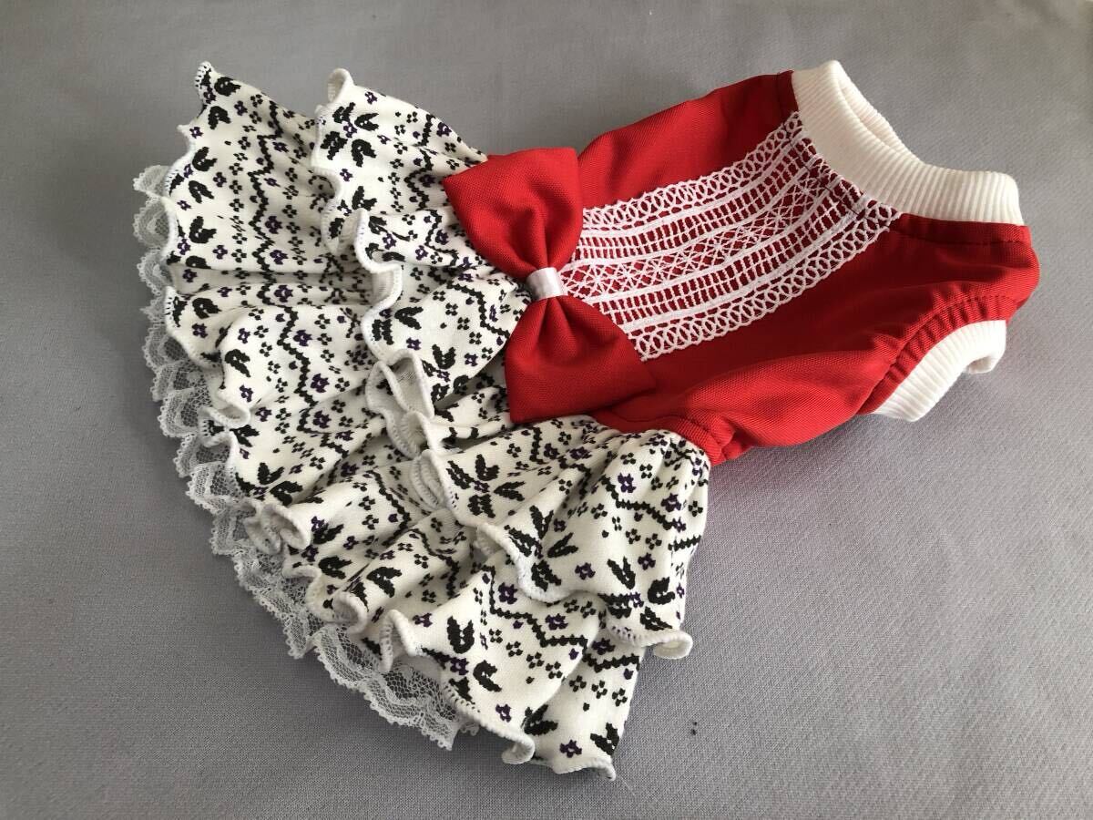 ◇胴34◇ノルデック柄フリルスカートワンピ_画像5