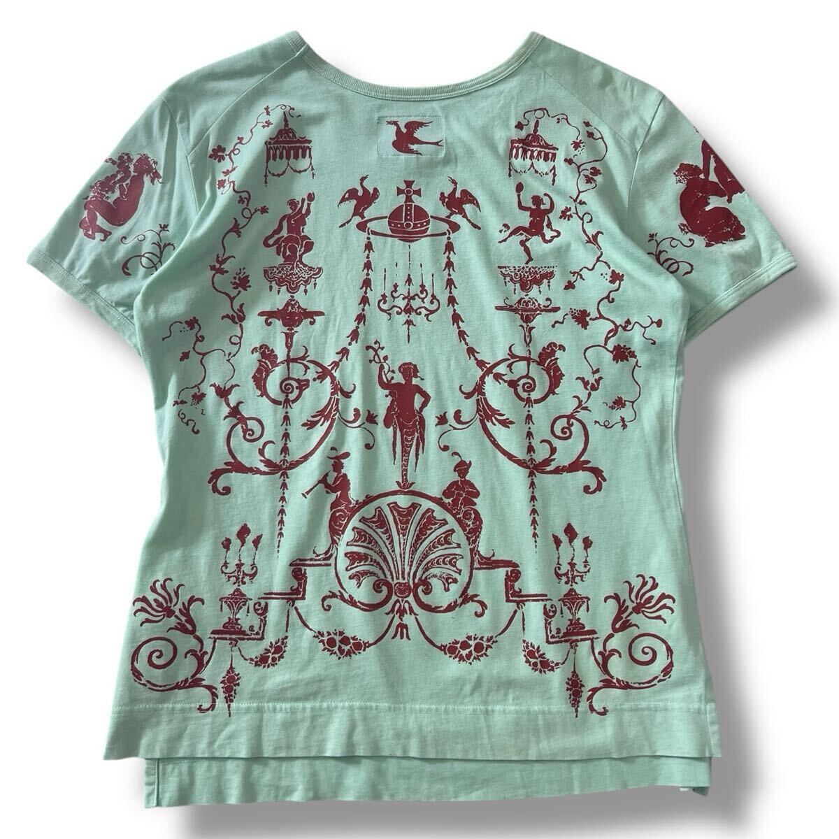 vivienne westwood anglomania red label TEE - shirt 半袖 cut & sewing label collection archive vintage Italy grunge punk 80s 90s_画像2