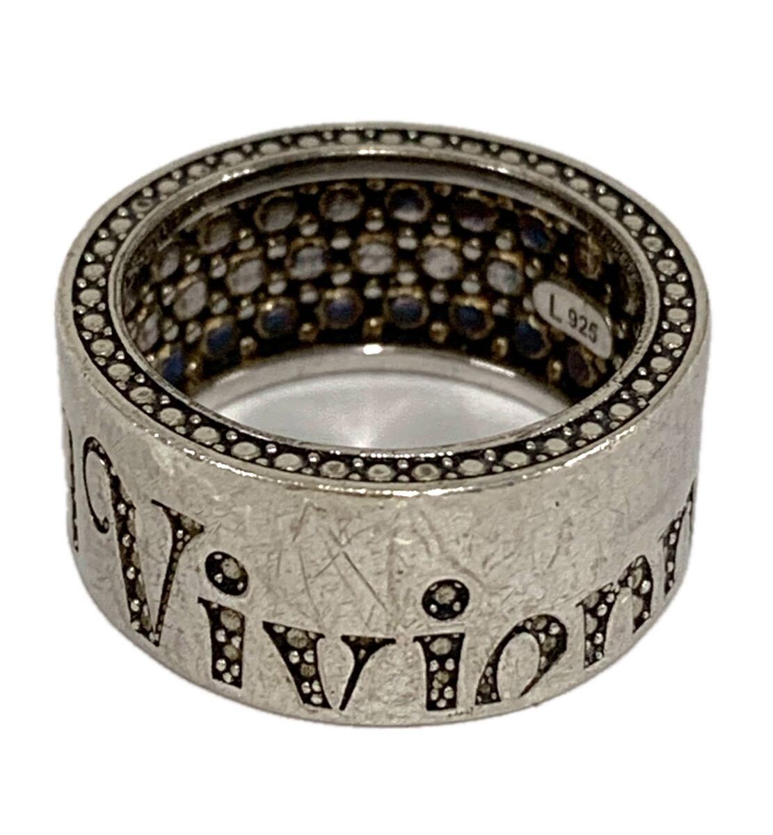  Vivienne Westwood кольцо кольцо Vivienne Westwood RING серебряный 925 полная масса примерно 12.3g мужской женский текущее состояние товар ka15