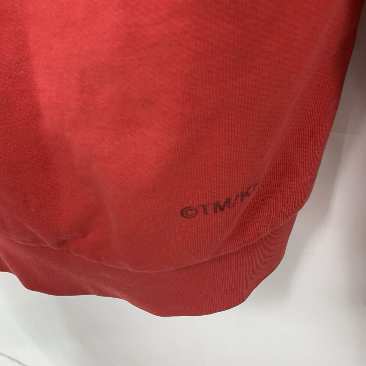 パーカー RED プリント レッドカラー系 フーディー J.Balvinカイカイキキ フラワープリント Jバルヴィン 現状品 カ4_画像5