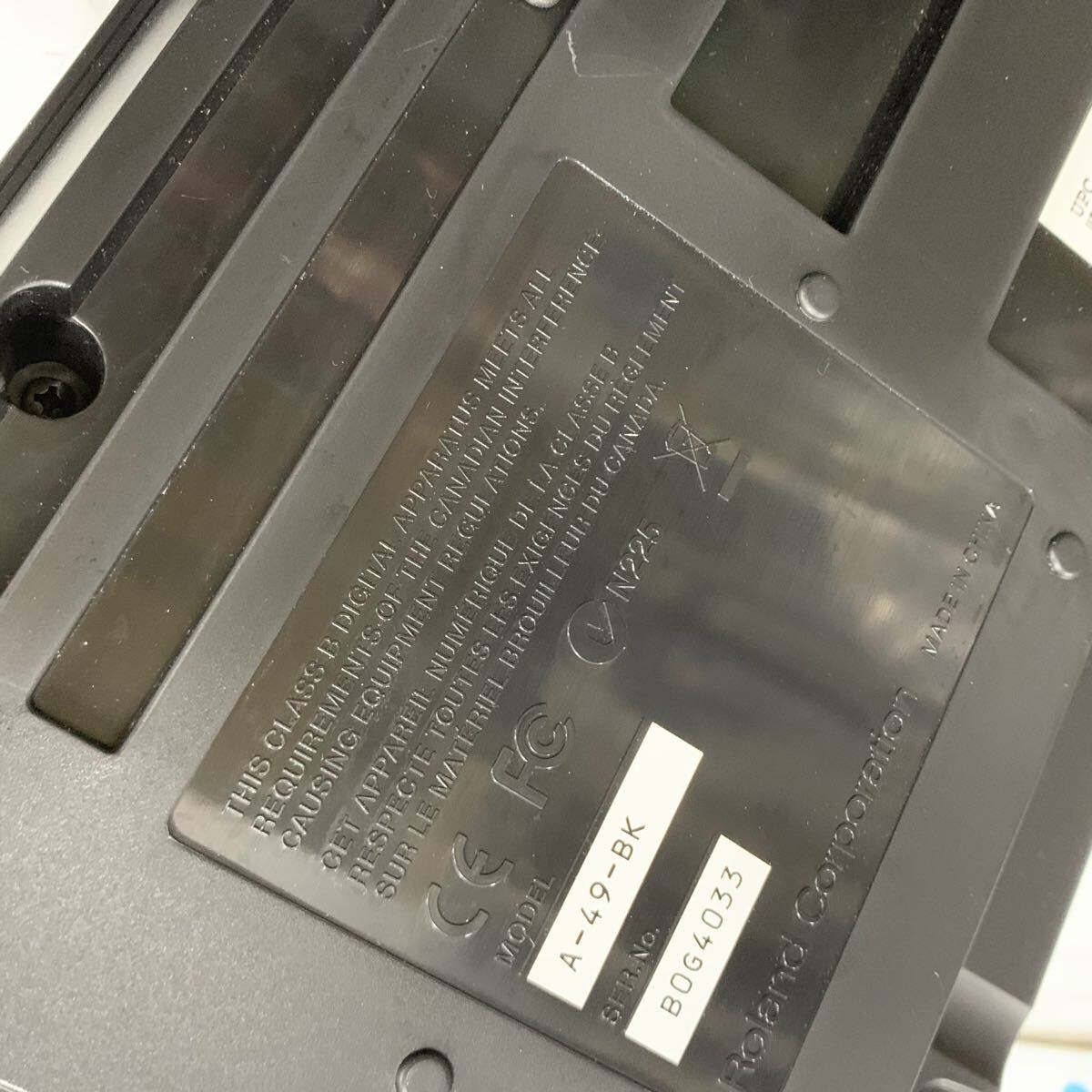 動作未確認 現状品 Roland A-49-BK キーボードコントローラー ローランド o15_画像5