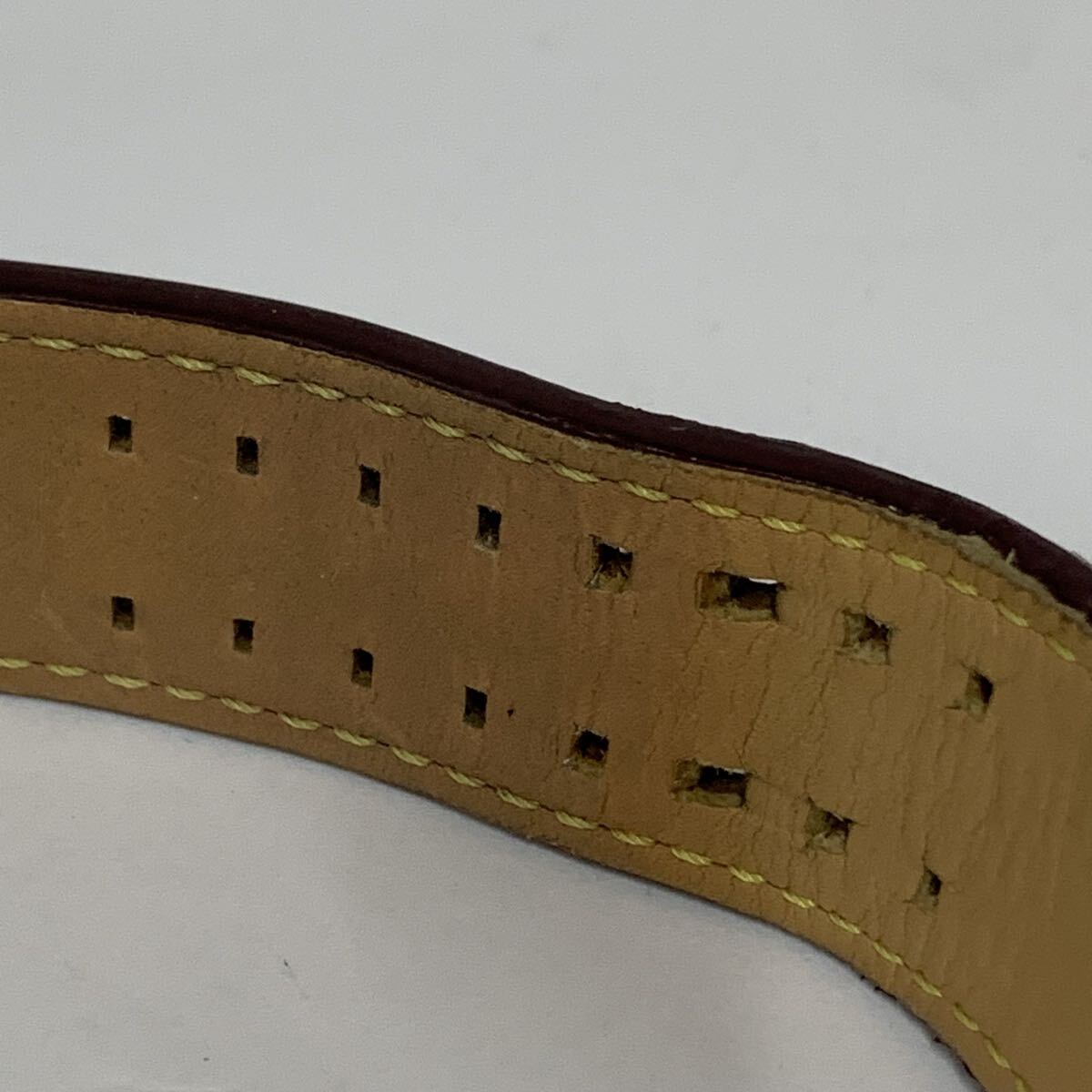 訳あり ルイ・ヴィトンタンブール レオパード柄レザー製替えストラップ LOUIS VUITTON ストラップ替え 一部パーツ欠損 現状品 カ4_画像6