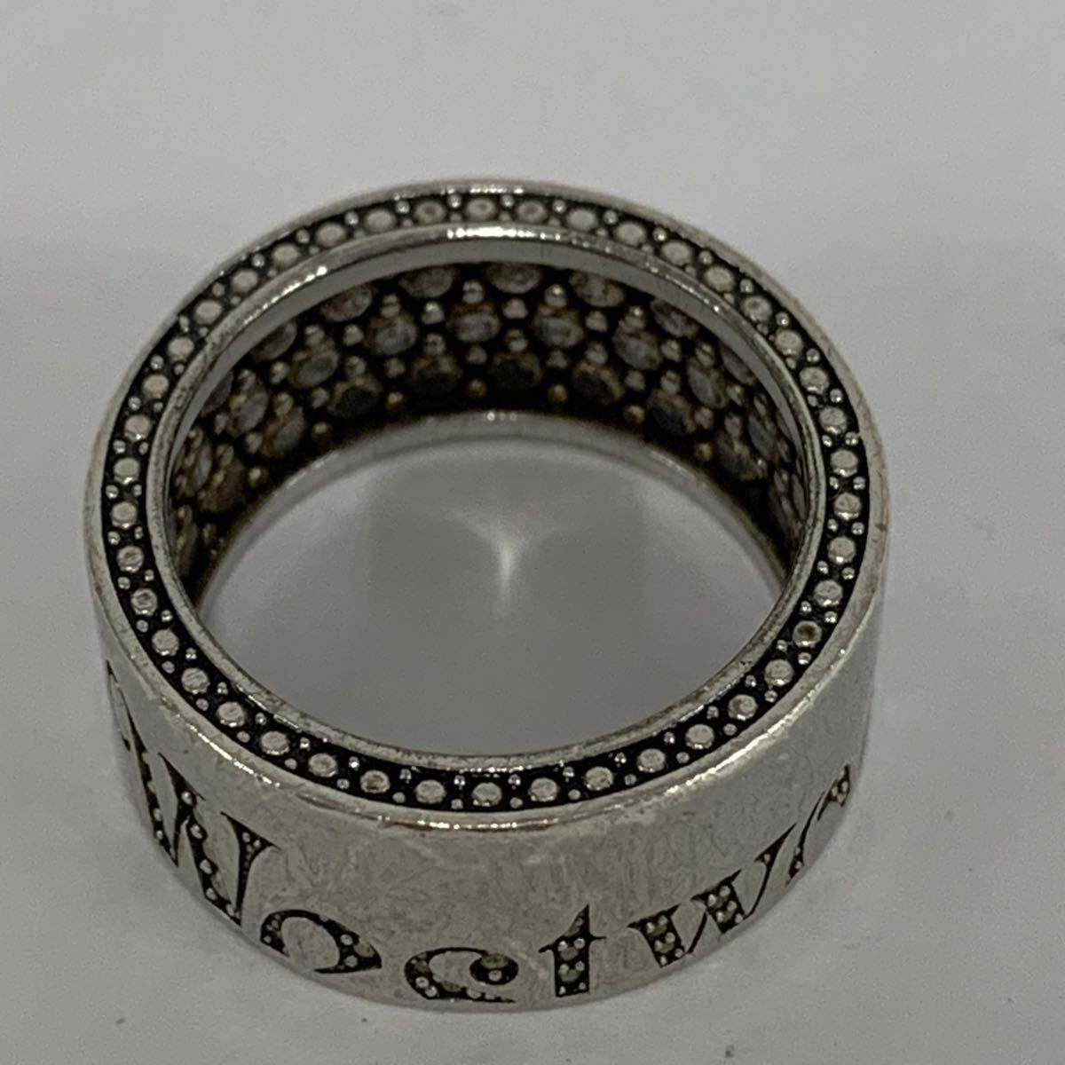  Vivienne Westwood кольцо кольцо Vivienne Westwood RING серебряный 925 полная масса примерно 12.3g мужской женский текущее состояние товар ka15