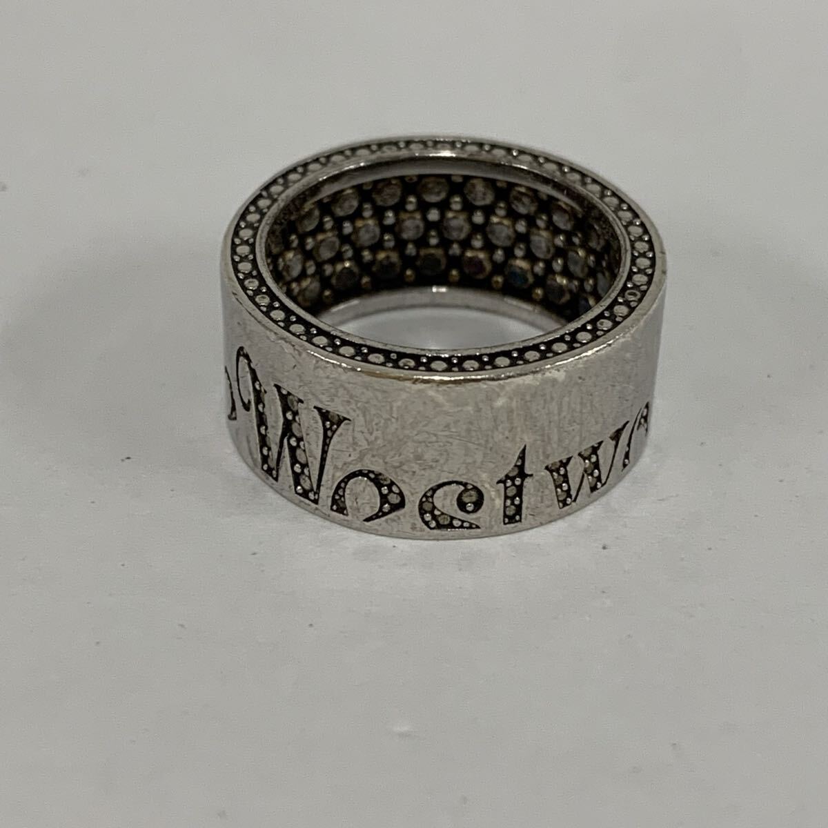  Vivienne Westwood кольцо кольцо Vivienne Westwood RING серебряный 925 полная масса примерно 12.3g мужской женский текущее состояние товар ka15