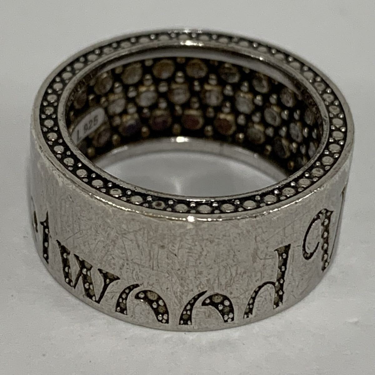  Vivienne Westwood кольцо кольцо Vivienne Westwood RING серебряный 925 полная масса примерно 12.3g мужской женский текущее состояние товар ka15