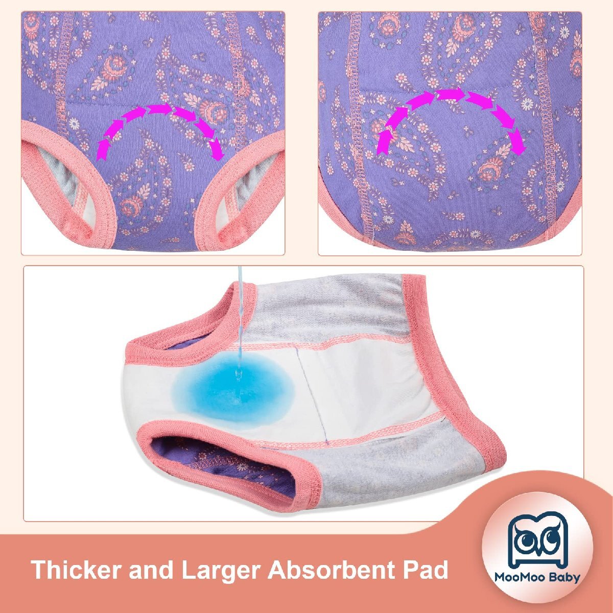 [SALE период средний ] Baby] ребенок. туалет тренировочные штаны девочка 6 слой мужчина сильный . водный хлопок "дышит" тренировка 