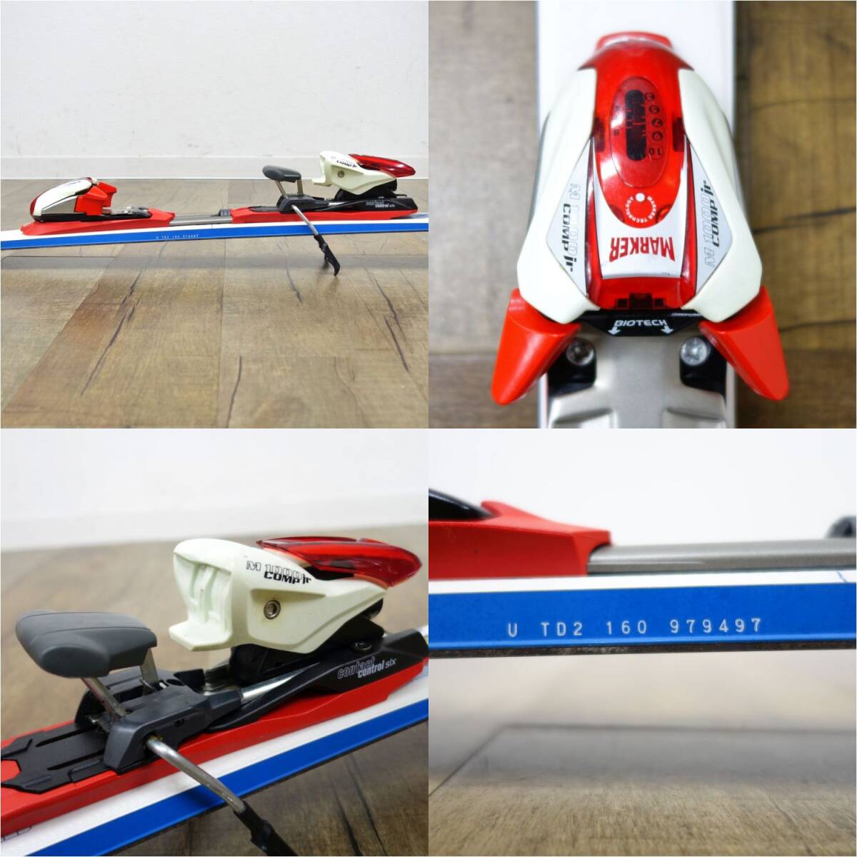 オガサカ OGASAKA UNITY TD-2 160cm ビンディング M1000 COMP Jr ジュニアモデル スキー アウトドア ゲレンデ ce11db-rk26y10616_画像10