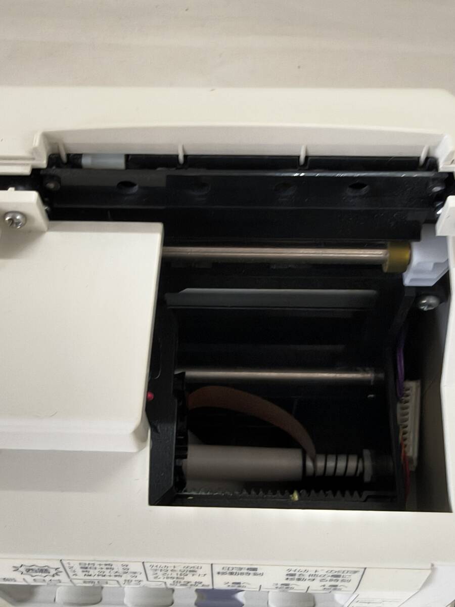 【菊水-817】(KB) SEIKO セイコー タイムレコーダー QR-340 タイムカード欠品 現状品/(S)_画像5