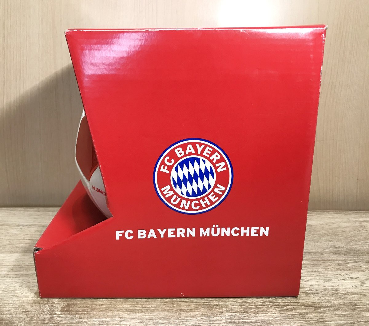 【未使用】読売新聞 バイエルン・ミュンヘン サッカーボール 4号 小学生用_画像3