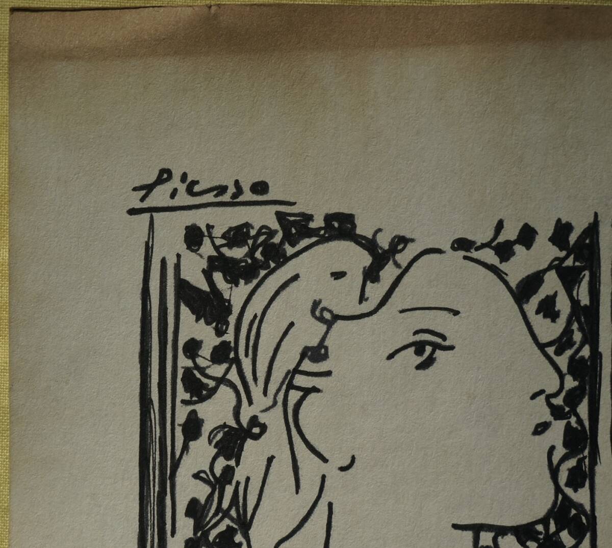 [Artworks]パブロ・ピカソ|着衣のモデル|肉筆|油彩|水彩|原画|スペイン老舗画廊証明書_画像3