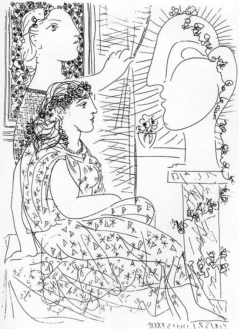 [Artworks]パブロ・ピカソ|着衣のモデル|肉筆|油彩|水彩|原画|スペイン老舗画廊証明書_画像10