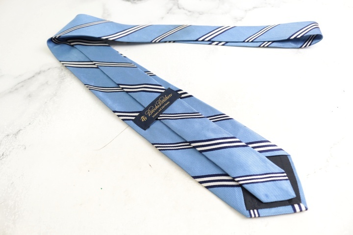 ブルックスブラザーズ ブランドネクタイ ストライプ柄 グラデーション PO メンズ ブルー Brooks Brothers_画像3