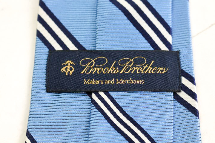 ブルックスブラザーズ ブランドネクタイ ストライプ柄 グラデーション PO メンズ ブルー Brooks Brothers_画像4