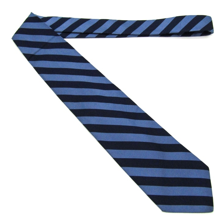 ブルックスブラザーズメーカーズ ブランド ネクタイ ストライプ柄 シルク USA製 PO メンズ ブルー BROOKS BROTHERS MAKERS_画像2