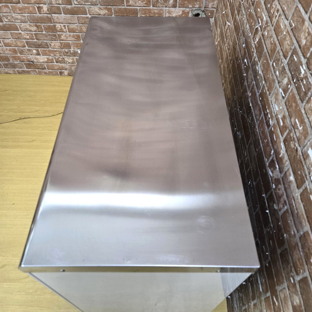 ★☆*5j086 HOSHIZAKI ホシザキ 台下冷蔵ショーケース RTS-90STB2 業務用スライドドア 幅90cm 奥行45cm コールドテーブル 動作保証品♪☆★_画像4