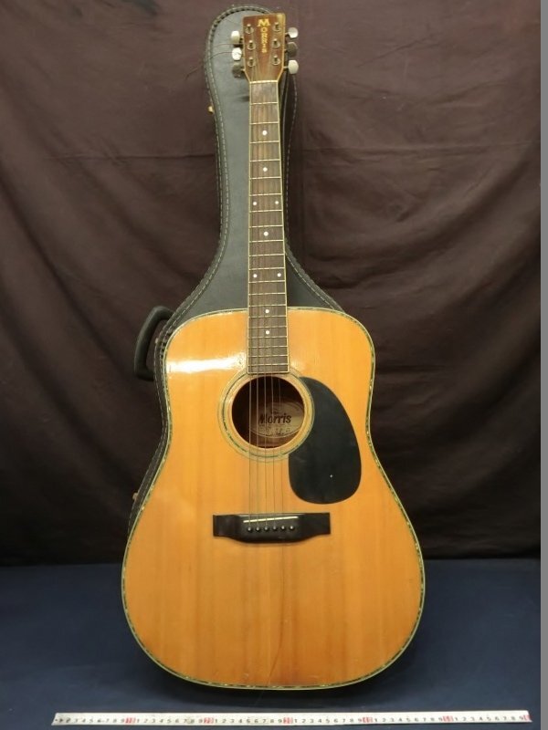 L1749 Morris W-35 акустическая гитара Morris с футляром музыкальные инструменты 