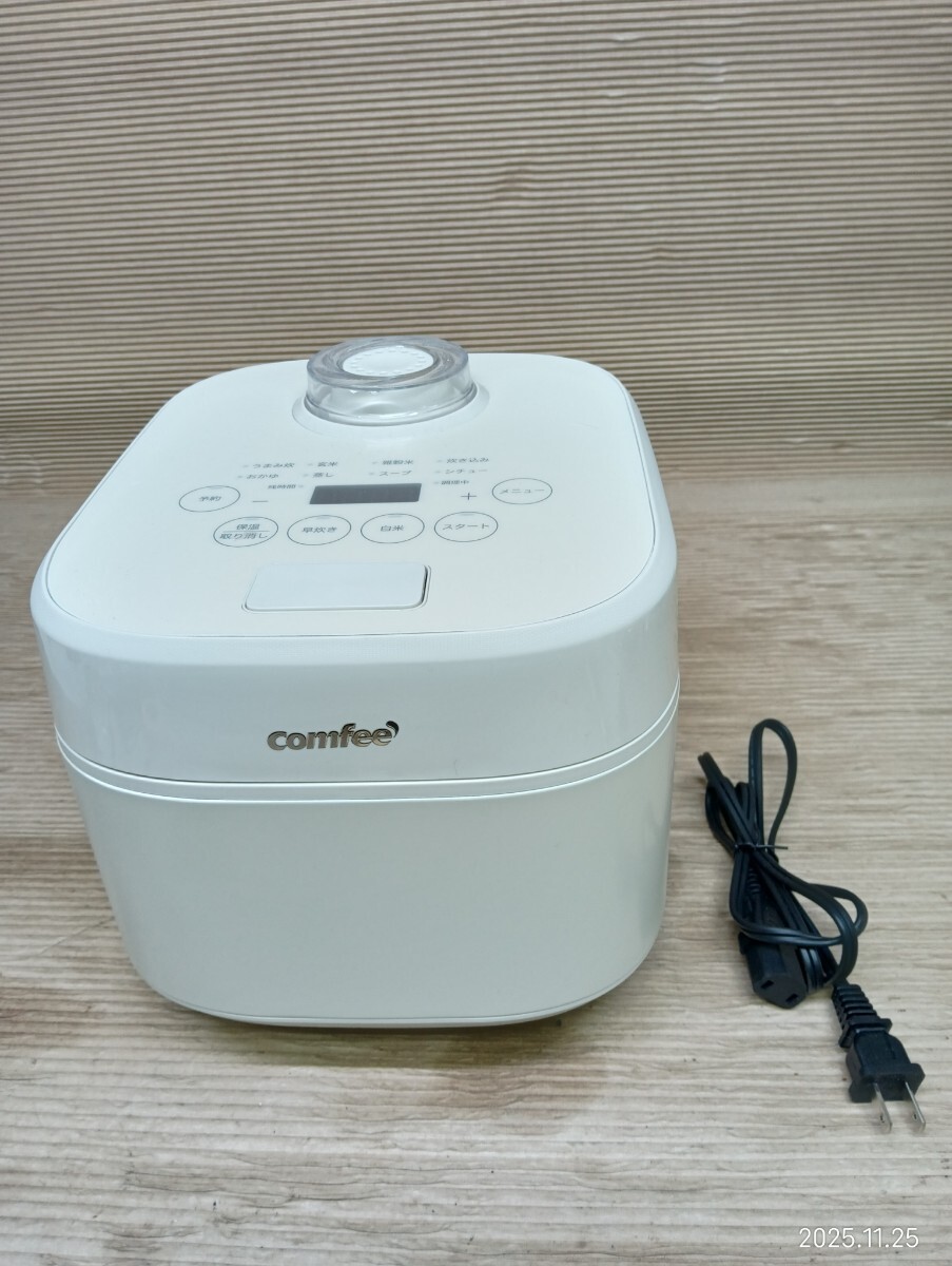R◇ Comfee コンフィー マイコン炊飯器 5.5合 CRD-30DAT1B1 2025年製_画像1