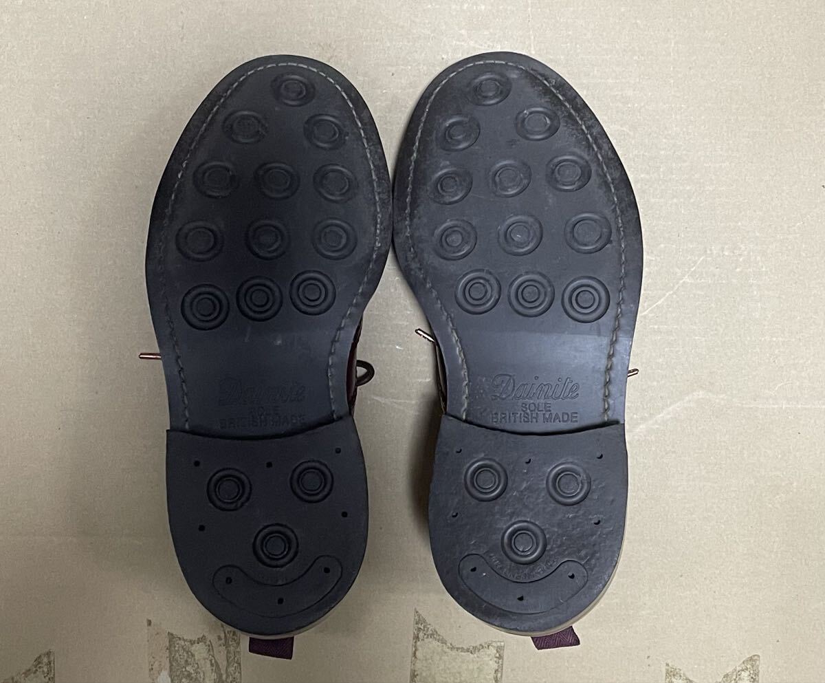 トリッカーズ バートン ウィングチップ　革靴　バーガンディ　サイズ6 25cm 送料込み_画像8