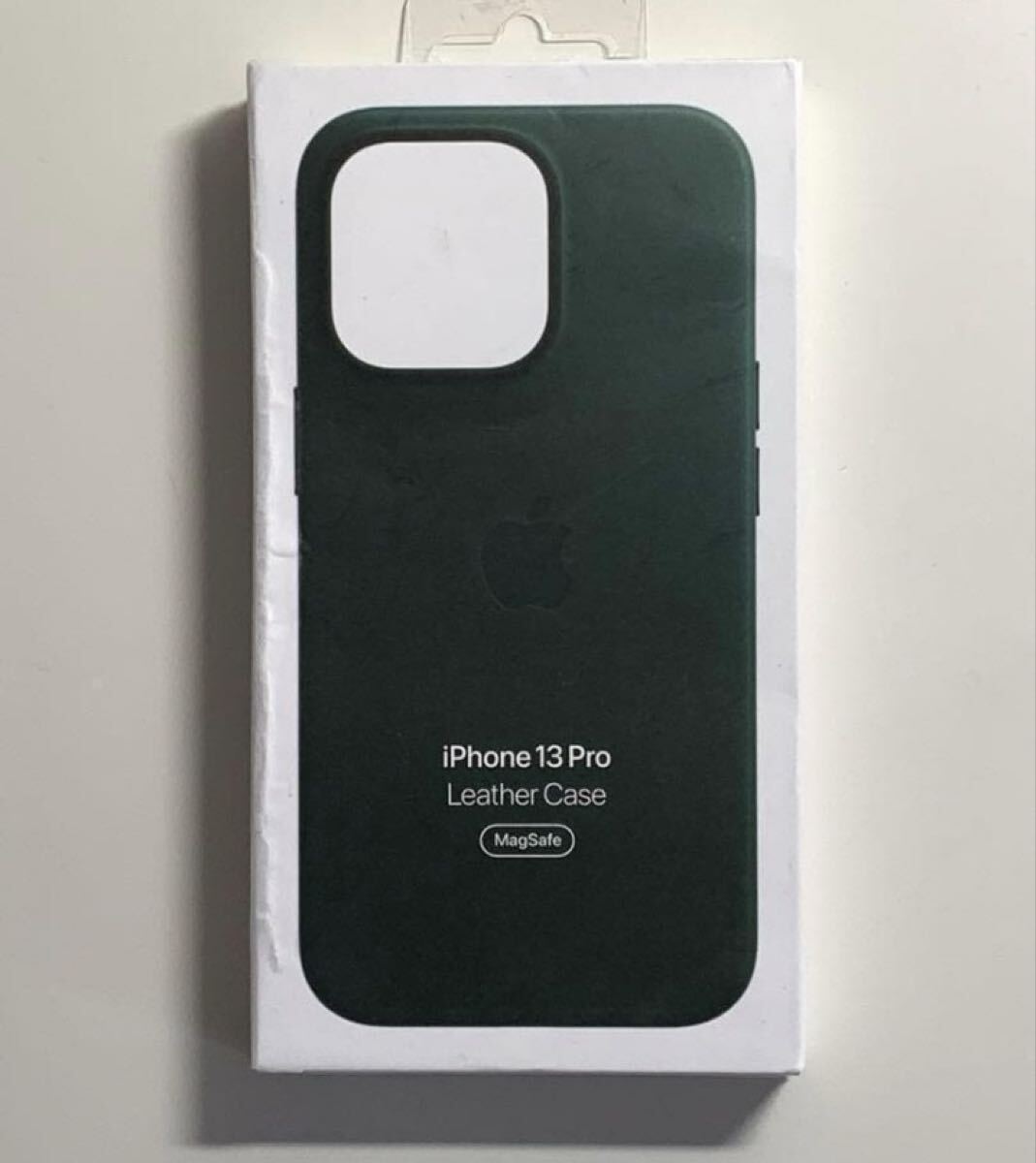  новый товар оригинальный iPhone 13 Pro кожанный кейс * Sequoia зеленый ① параллель импортные товары 