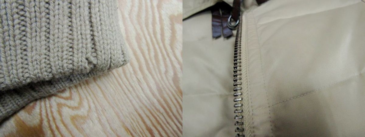 ★バーバリーブルーレーベル BURBERRY★レディース 裏ノバチェック ダウンジャケット ベージュ★R71102015A_画像10