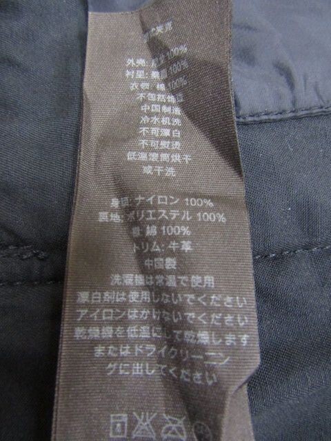 * Coach COACH* воротник вельвет стеганная куртка черный мужской *R71123018B