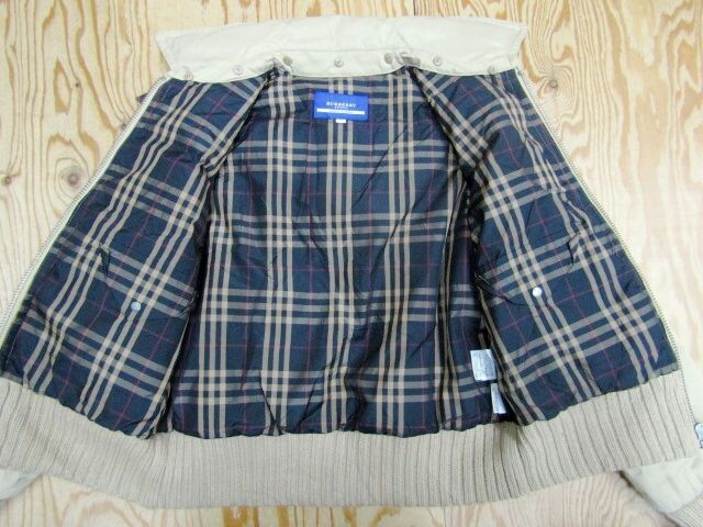 ★バーバリーブルーレーベル BURBERRY★レディース 裏ノバチェック ダウンジャケット ベージュ★R71102015A_画像4