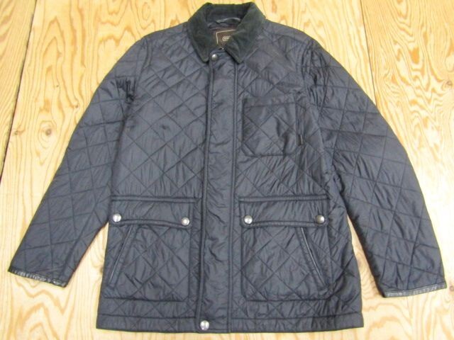 * Coach COACH* воротник вельвет стеганная куртка черный мужской *R71123018B