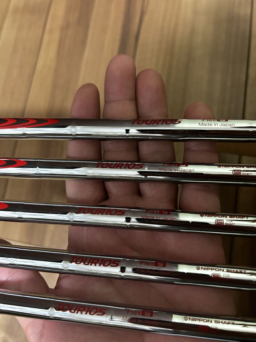テーラーメイド アイアン P8CB アイアンセット モーダス105S #6〜PW 保証書有り_画像5