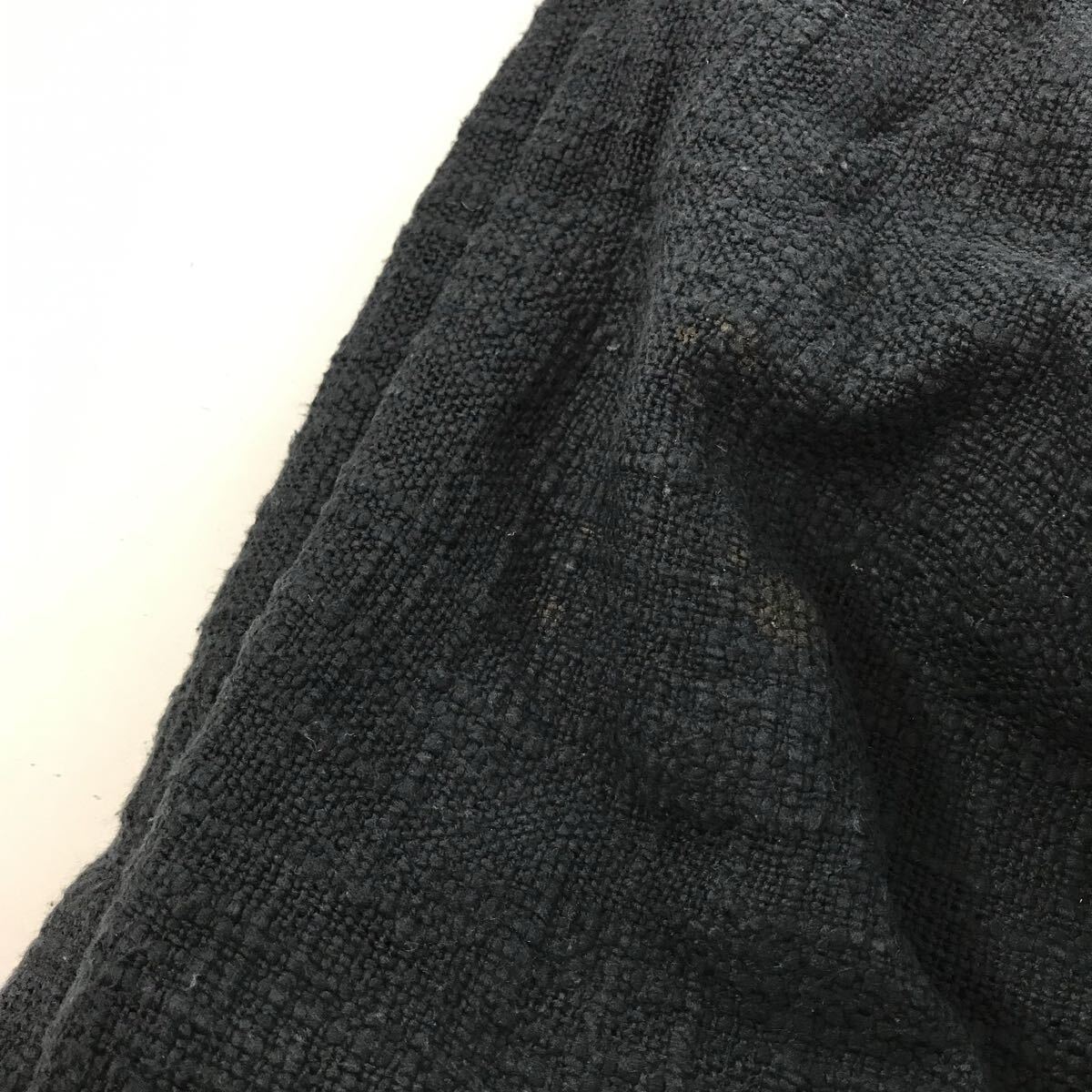 e56 Vintage CHANEL 12A シャネル ドレープ ひざ丈 スカート ひざ丈スカート 34 フランス製　P43905 V32289 正規品 コットン ボトム_画像9