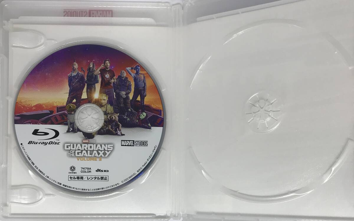 即決★ガーディアンズ・オブ・ギャラクシー : VOLUME 3 Blu-ray+純正ケースのみ★MovieNEX 国内正規品 MARVEL MCU 映画_画像3