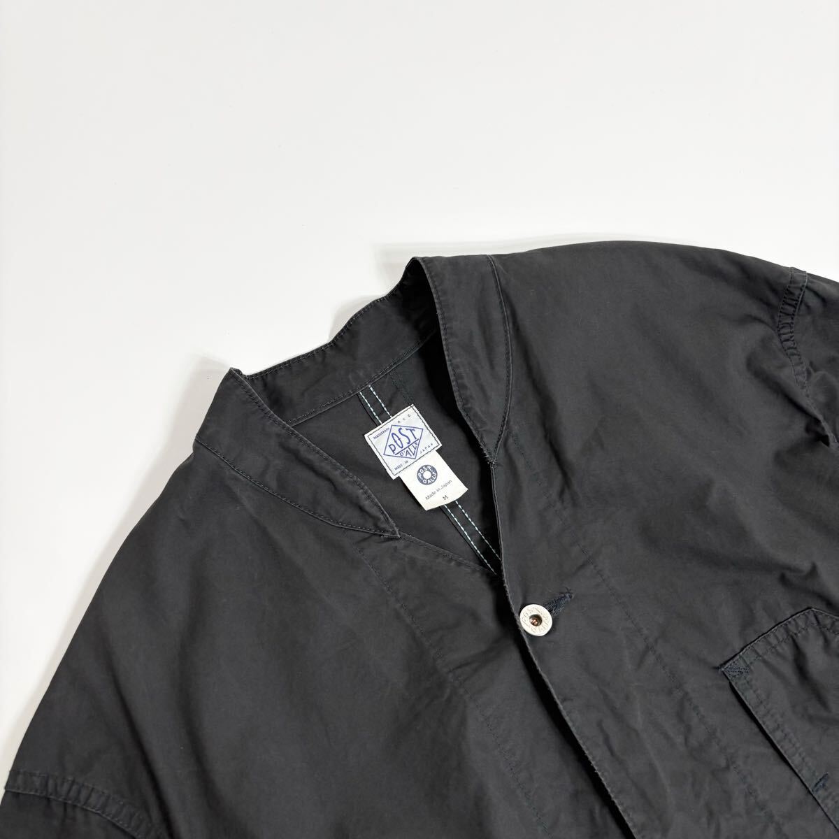 20SS POST O'ALLS 1109R LT2 light twill charcoal 日本製 ポストオーバーオールズ バナナカラー カバーオール ジャケット size M_画像8