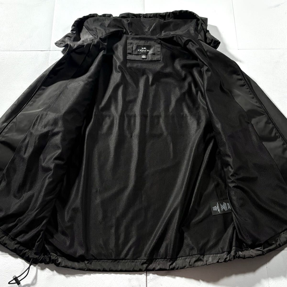  не использовался класс /XL размер соответствует * близко год модели COACH Coach нейлон жакет Parker signature рисунок CC общий рисунок переключатель .C Logo нашивка стирка возможность *
