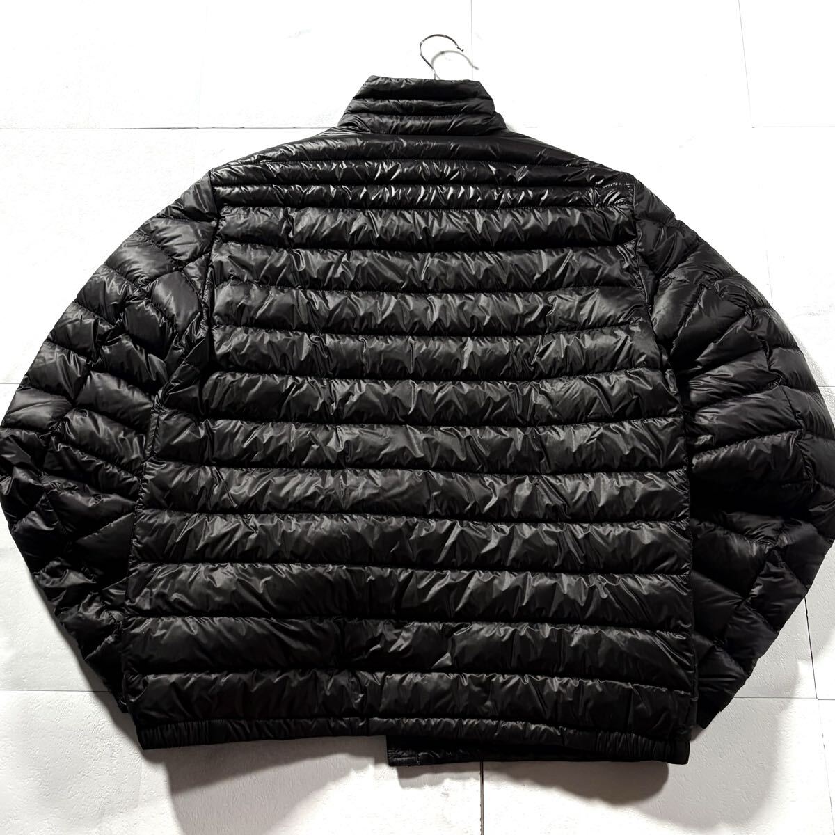 未使用級/Lサイズ●24年製 MONCLER モンクレール ダウンジャケット ダニエル DANIEL ライトアウター ダブルジップ 肩ロゴワッペン 黒 3_画像8