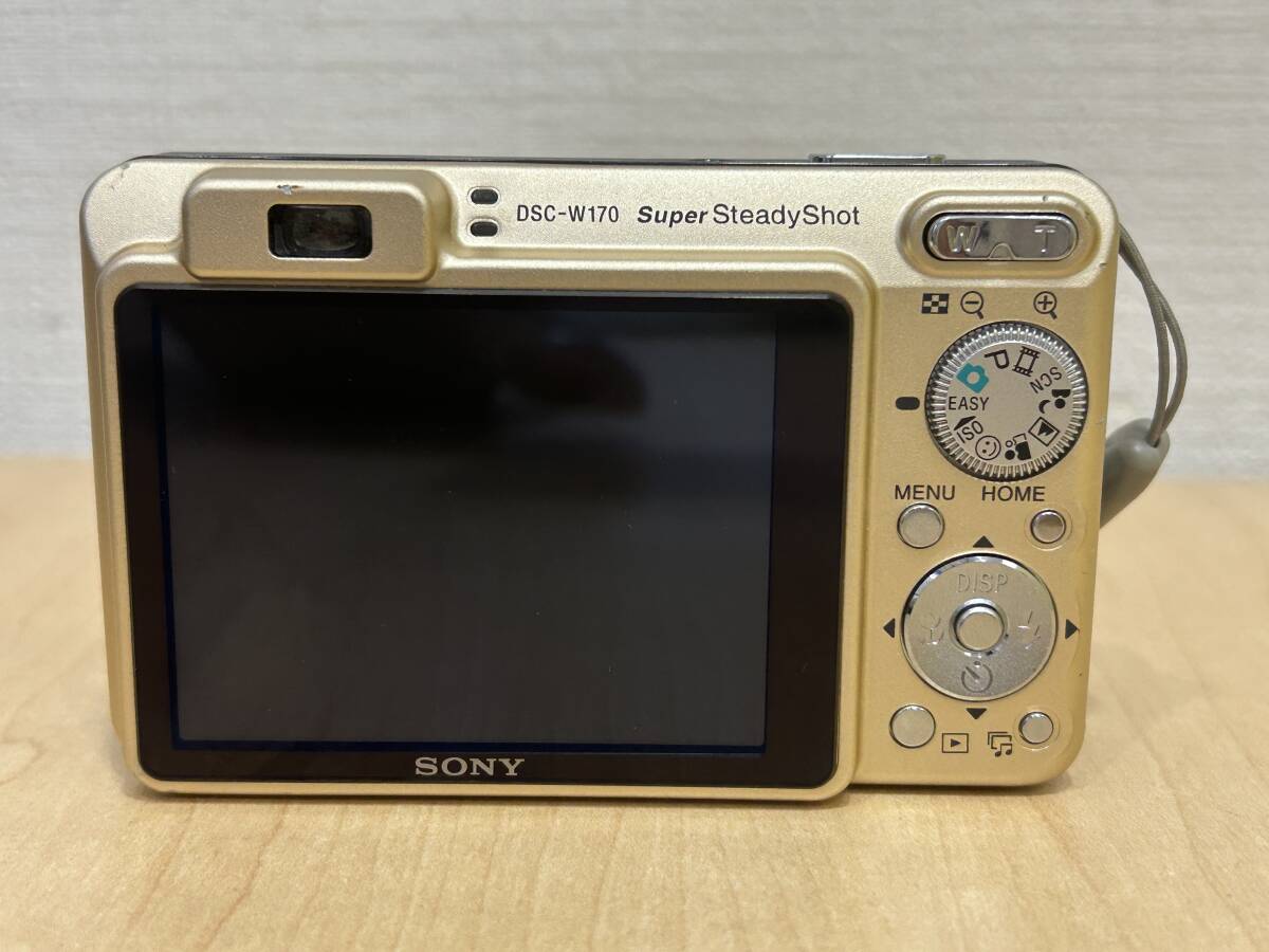 【29331】Sony ソニー Cyber-shot DSC-W170 ゴールド コンパクトデジタルカメラ 動作未確認_画像5