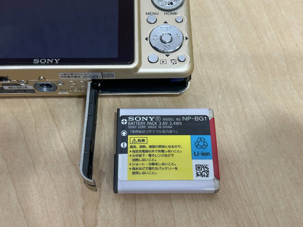 【29331】Sony ソニー Cyber-shot DSC-W170 ゴールド コンパクトデジタルカメラ 動作未確認_画像9