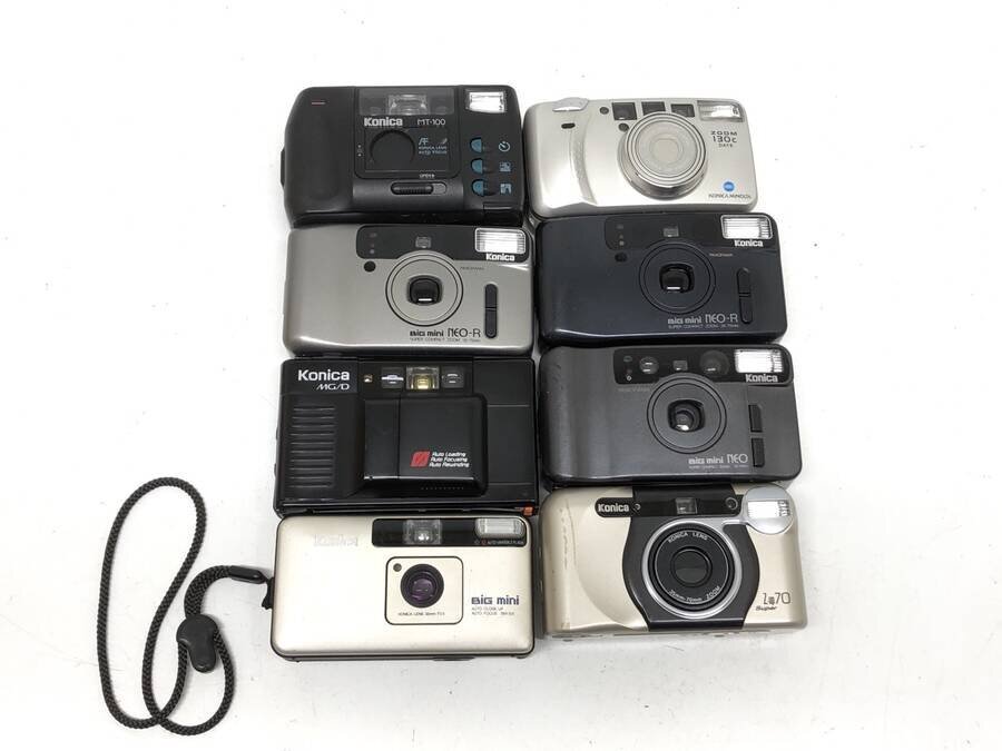 KONICA コンパクトフィルム 計8点セット まとめ売り■ジャンク品_画像1