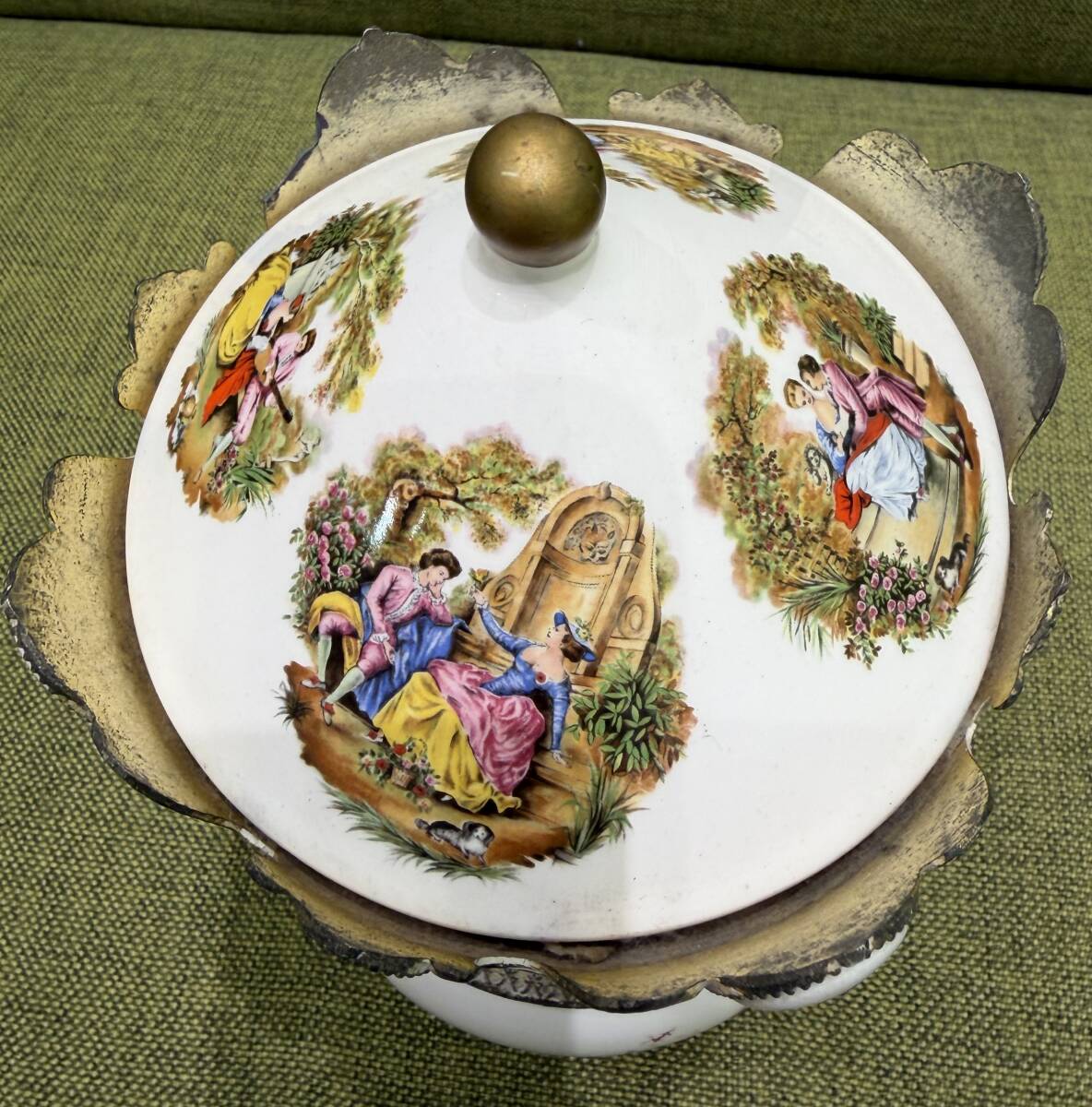 [YJAO-012] б/у * текущее состояние товар музыкальная каруселька go- Land itsua маленький world античный 