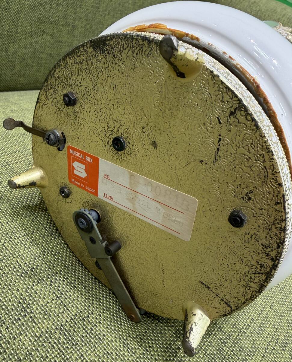 [YJAO-012] б/у * текущее состояние товар музыкальная каруселька go- Land itsua маленький world античный 