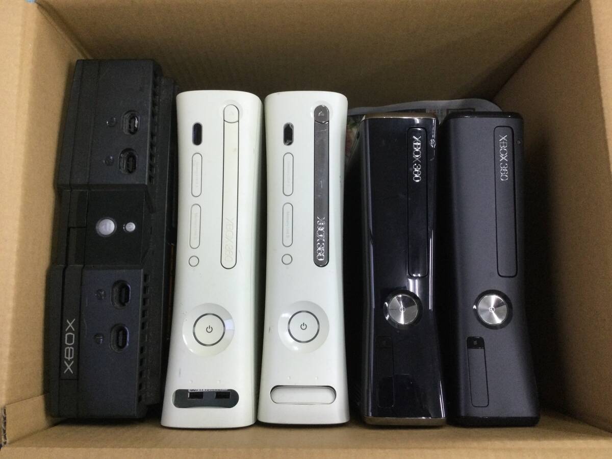 【GN8480/120/0】ジャンク★Xbox360 本体 4台★Xbox 本体 1台★計5台★大量★まとめ★セット★Microsoft★エックスボックス360★_画像9