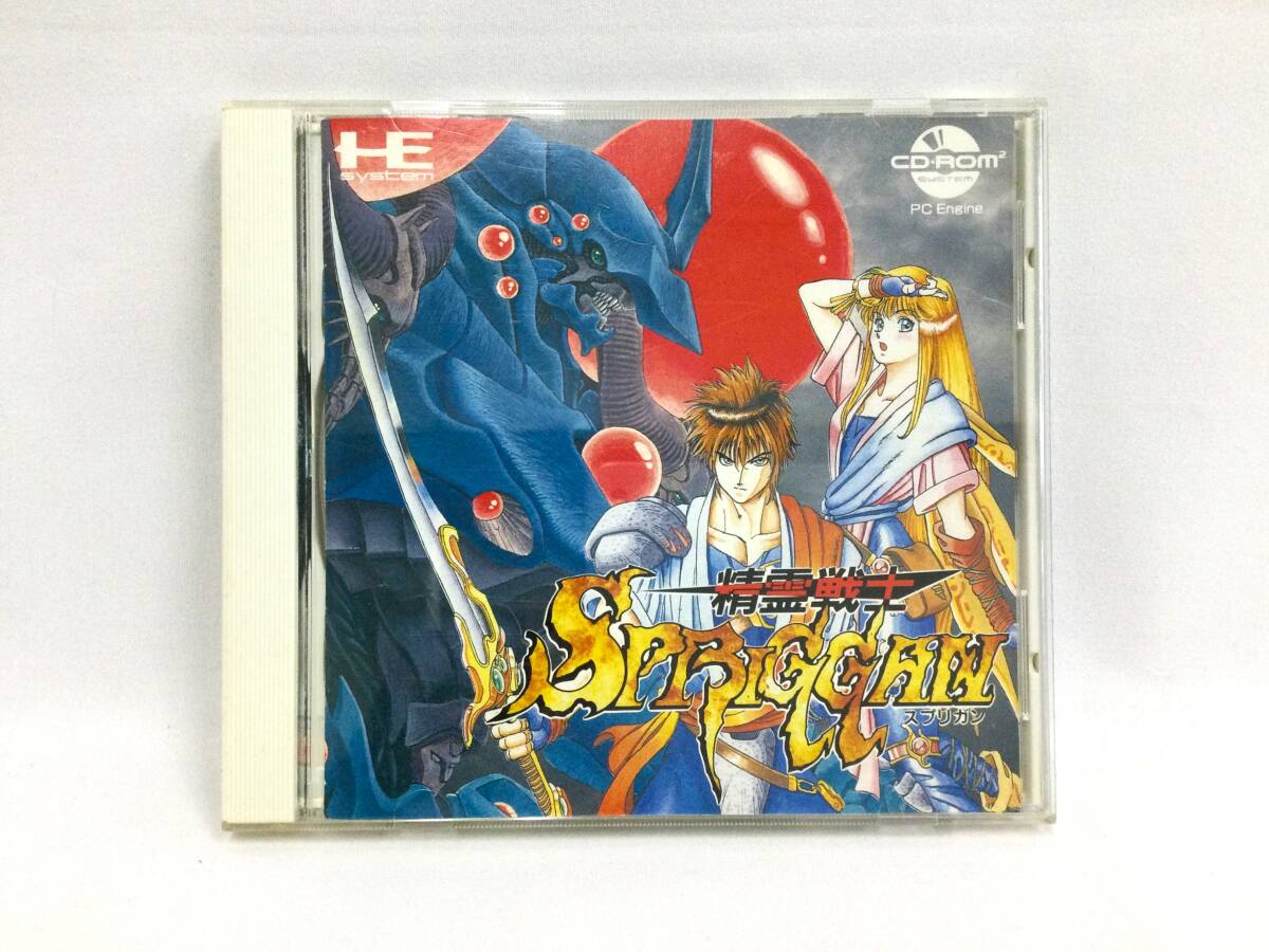 【GM7549/60/0】PCエンジンソフト★精霊戦士スプリガン★シューティング★PC Engine★CD-ROM2★NEC★ピーシーエンジン★説明書付き_画像1