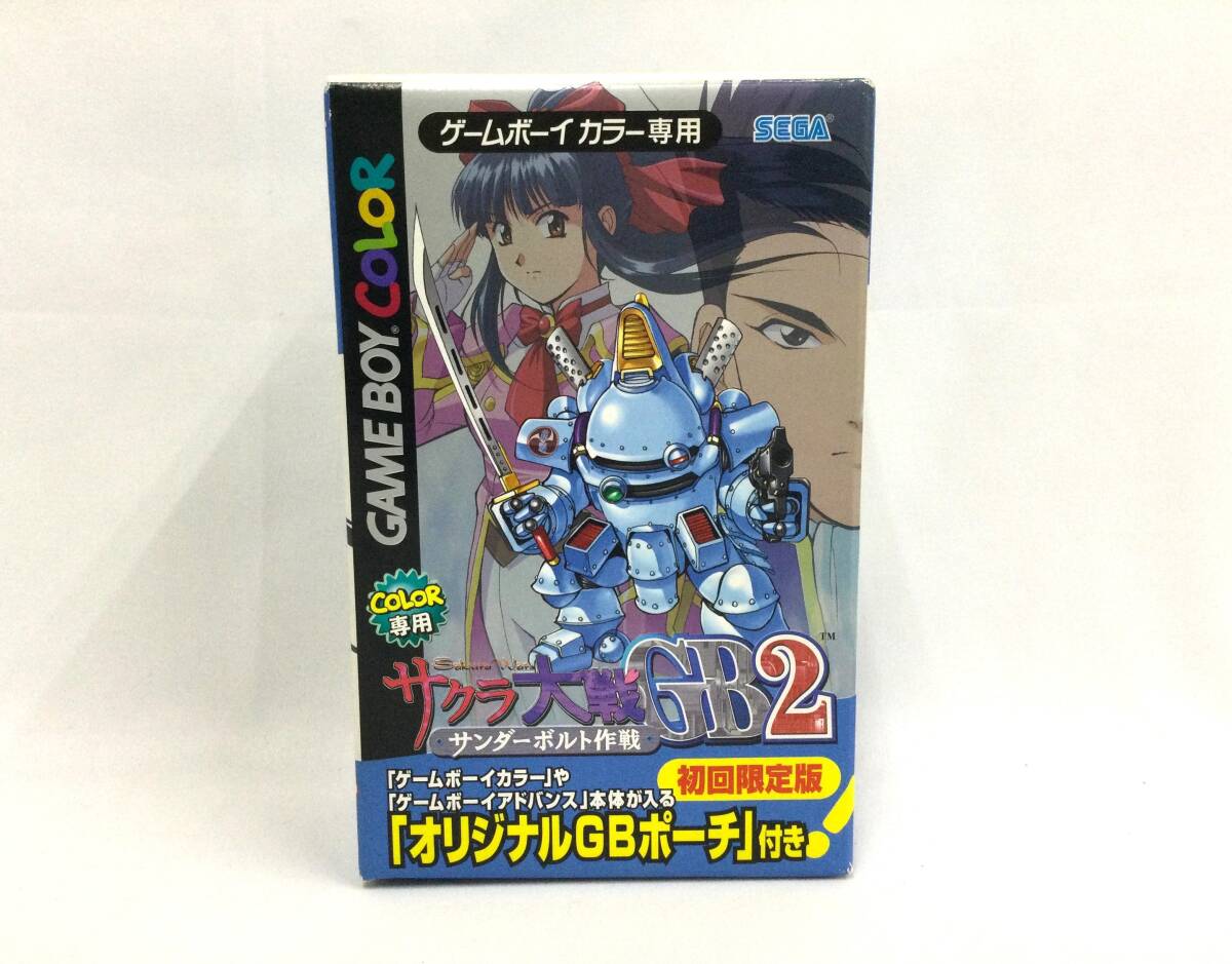 【GM7509/60/0】GBカラーソフト★サクラ大戦GB2 サンダーボルト作戦 (初回限定版)★ゲームボーイカラー★カセット★GAMEBOY★レトロゲーム_画像1
